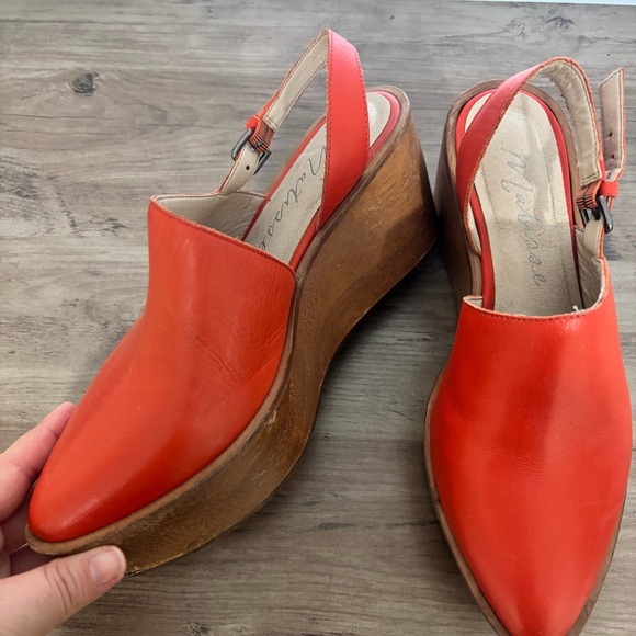 Women’s Matisse “Eyals” Slingback Shoes In Orange - Picture 4 of 13